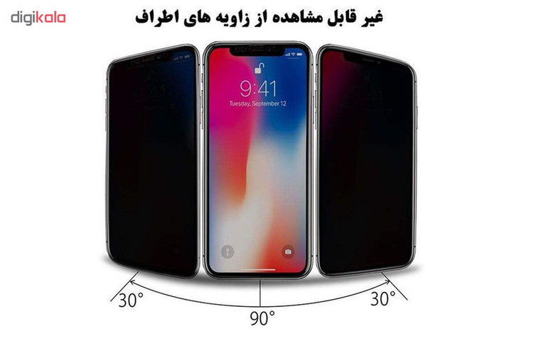 محافظ صفحه نمایش حریم شخصی گودزیلا مدل GGP مناسب برای گوشی موبایل سامسونگ Galaxy A50