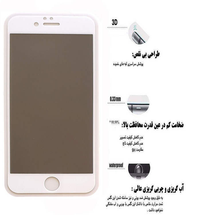 محافظ صفحه نمایش حریم شخصی مدل 002H مناسب برای گوشی موبایل اپل iphone 6
