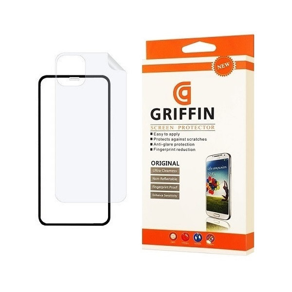 محافظ صفحه نمایش گریفین مدل 2FN مناسب برای گوشی موبایل اپل iPhone 11 به همراه محافظ پشت گوشی