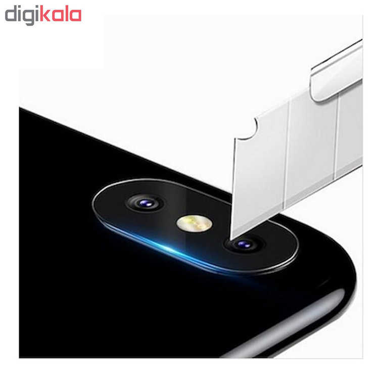 محافظ صفحه نمایش اسپایدر مدل S-TMP002 مناسب برای گوشی موبایل اپل iPhone X / Xs به همراه محافظ لنز دوربین