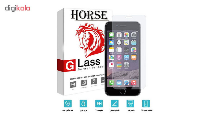 محافظ صفحه نمایش هورس مدل UCC مناسب برای گوشی موبایل اپل iPhone 6 / 6S