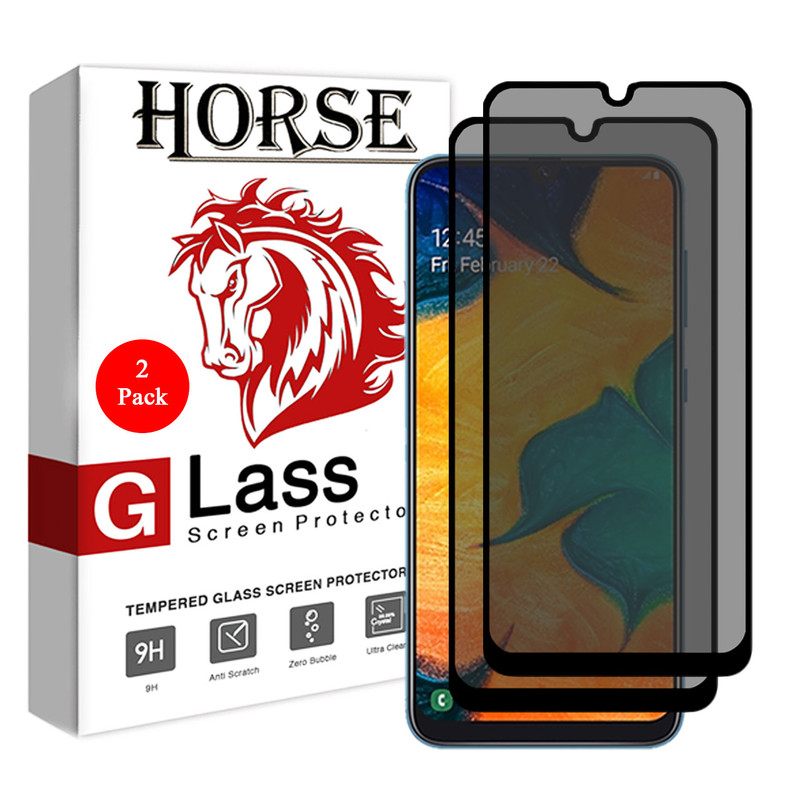 محافظ صفحه نمایش حریم شخصی هورس مدل SSP مناسب برای گوشی موبایل سامسونگ Galaxy A30 بسته دو عددی