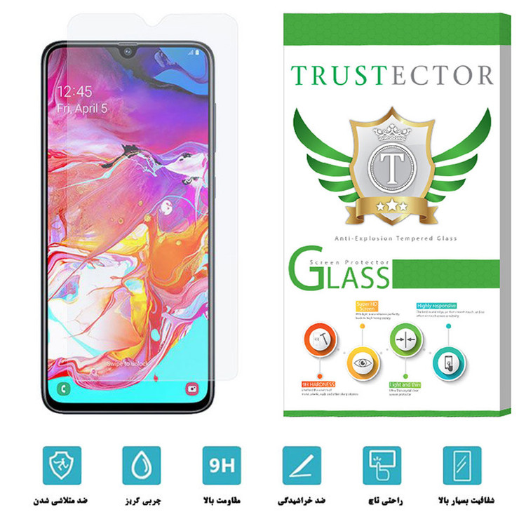 محافظ صفحه نمایش تراستکتور مدل SMP-T مناسب برای گوشی موبایل سامسونگ Galaxy A70