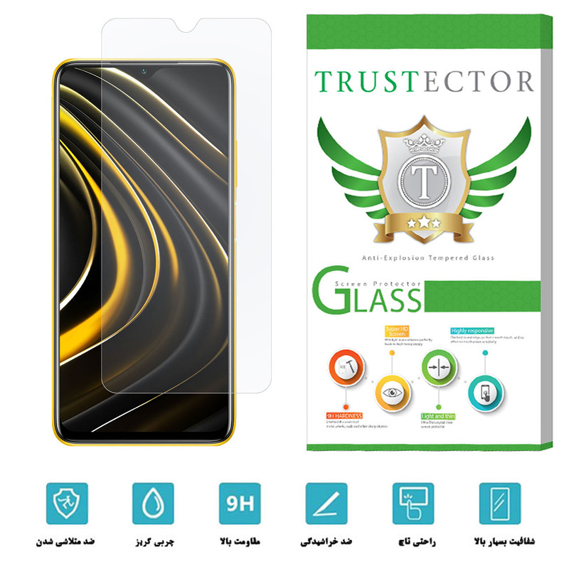 محافظ صفحه نمایش تراستکتور مدل SMP-T مناسب برای گوشی موبایل شیائومی Poco M3