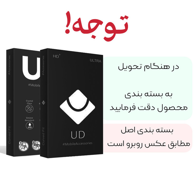 محافظ صفحه نمایش یو دی مدل ULTRA مناسب برای گوشی موبایل اپل Iphone 12mini