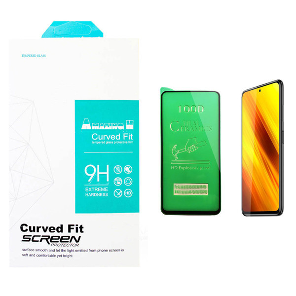 محافظ صفحه نمایش سرامیکی مدل AMAZING مناسب برای گوشی موبایل شیائومی Poco X3