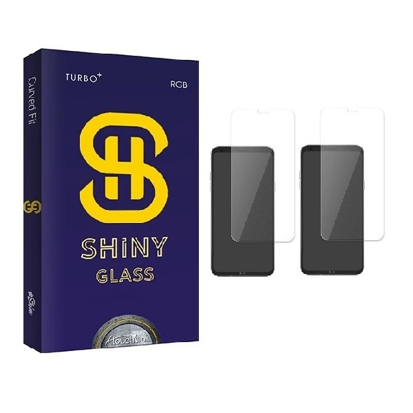 محافظ صفحه نمایش آتوچبو مدل Shiny X-S1N مناسب برای گوشی موبایل ال جی Q6 بسته 2 عددی