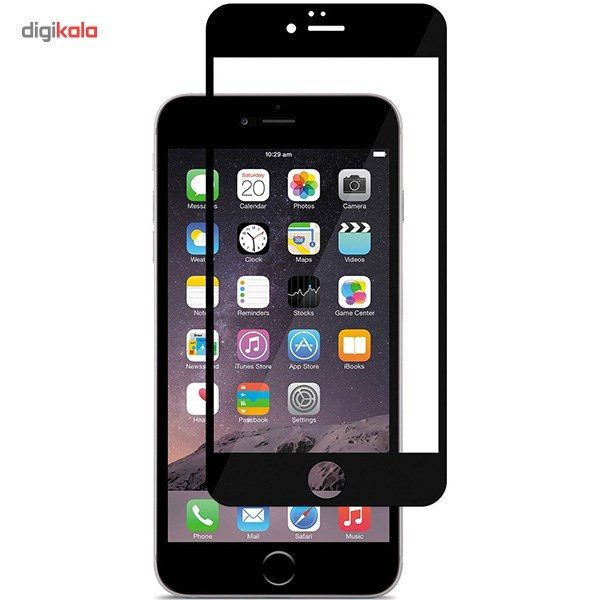محافظ صفحه نمایش شیشه ای مدل 3D Curve مناسب برای گوشی موبایل آیفون 7