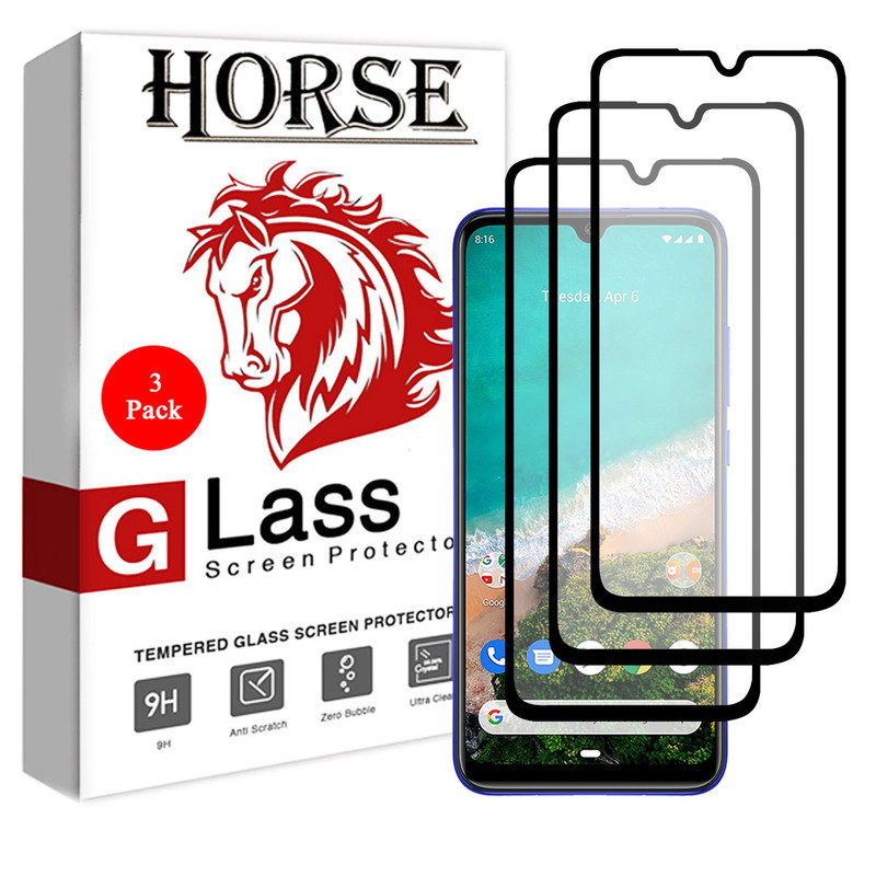 محافظ صفحه نمایش سرامیکی هورس مدل CMT مناسب برای گوشی موبایل شیائومی Mi A3 بسته سه عددی