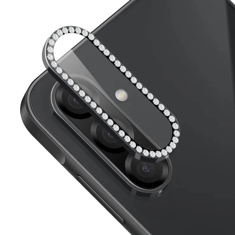 محافظ لنز دوربین ال کا جی مدل نگین دار مناسب برای گوشی موبایل سامسونگ GALAXY A56