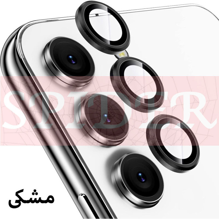 محافظ لنز دوربین اسپایدر مدل Ring Metal مناسب برای گوشی موبایل سامسونگ Galaxy A55