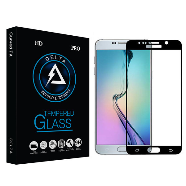 محافظ صفحه نمایش شیشه ای دلتا مدل Fit مناسب برای گوشی موبایل سامسونگ Note 5