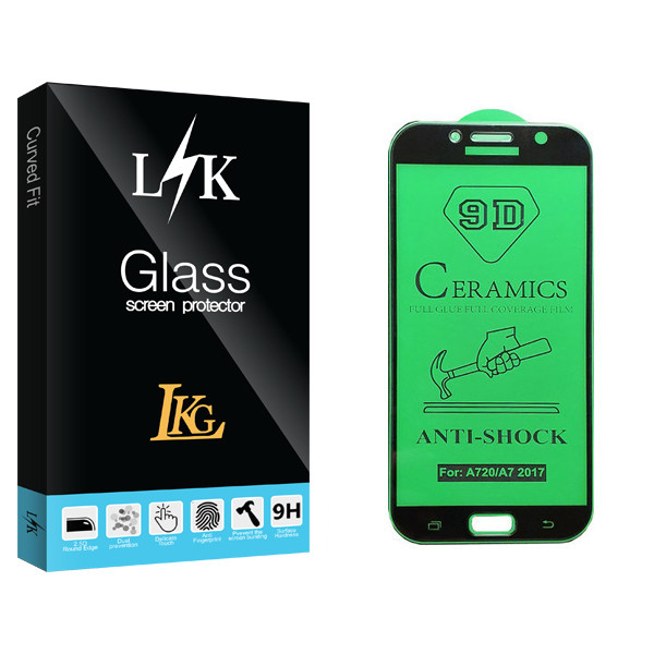 محافظ صفحه نمایش سرامیکی ال کا جی مدل LK Glass مناسب برای گوشی موبایل سامسونگ Galaxy A7 2017/ A720
