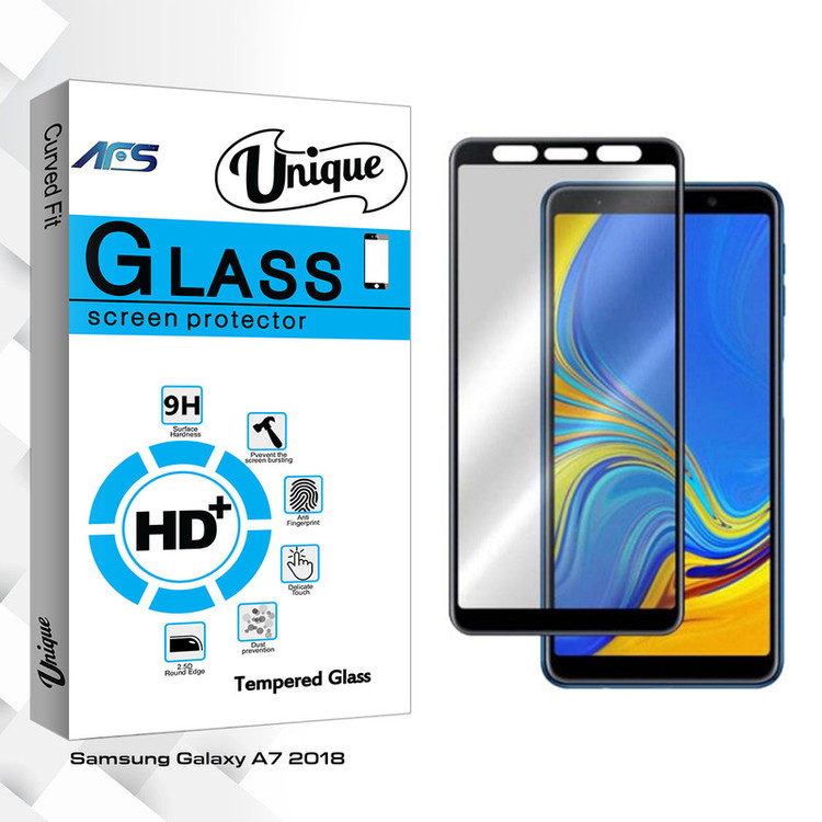 محافظ صفحه نمایش سرامیکی ای اف اس مدل Unique Glass مناسب برای گوشی موبایل سامسونگ Galaxy A7 2018