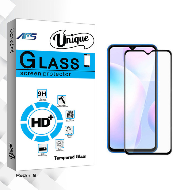 محافظ صفحه نمایش سرامیکی ای اف اس مدل Unique Glass مناسب برای گوشی موبایل شیائومی Redmi 9