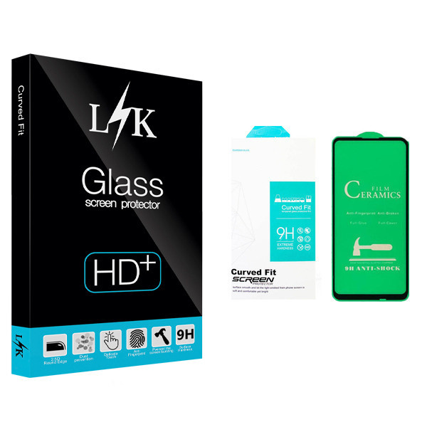 محافظ صفحه نمایش سرامیکی ال کی مدل Hard glass مناسب برای گوشی موبایل سامسونگ GALAXY A21/ A21S