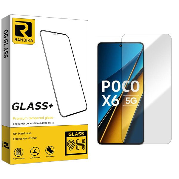 محافظ صفحه نمایش راندیکا مدل RK مناسب برای گوشی موبایل شیائومی Poco X6