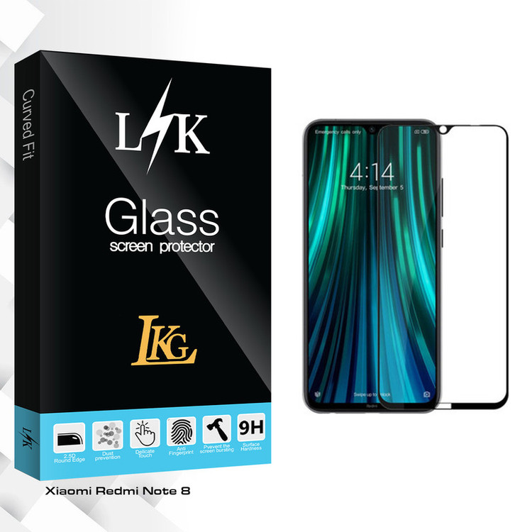 محافظ صفحه نمایش ال کا جی مدل LK Glass مناسب برای گوشی موبایل شیائومی Redmi Note 8