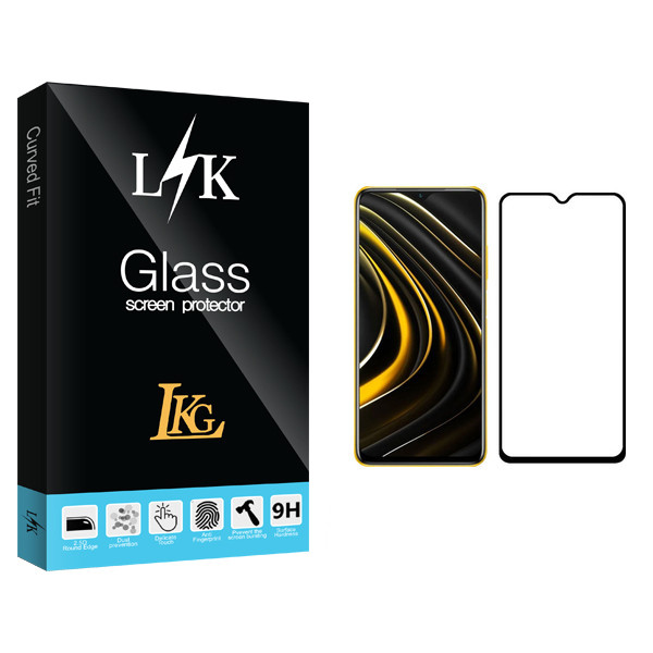 محافظ صفحه نمایش ال کا جی مدل LK Glass مناسب برای گوشی موبایل شیائومی Poco M3