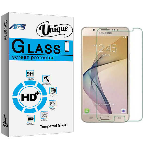 محافظ صفحه نمایش شیشه ای ای اف اس مدل Unique Glass مناسب برای گوشی موبایل سامسونگ Galaxy J5 Prime