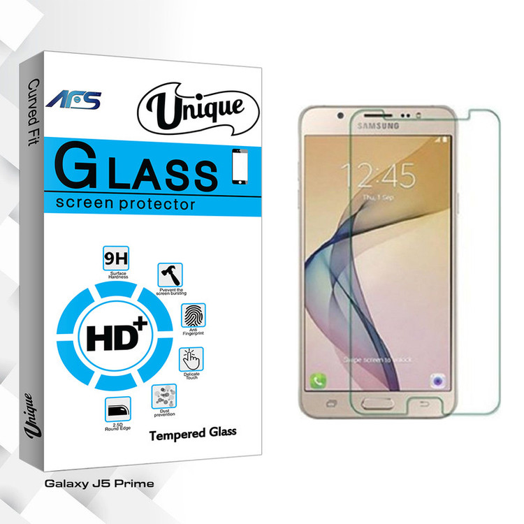 محافظ صفحه نمایش شیشه ای ای اف اس مدل Unique Glass مناسب برای گوشی موبایل سامسونگ Galaxy J5 Prime
