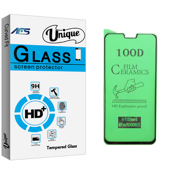 محافظ صفحه نمایش سرامیکی ای اف اس مدل Unique Glass مناسب برای گوشی موبایل هوآوی Y9 2019