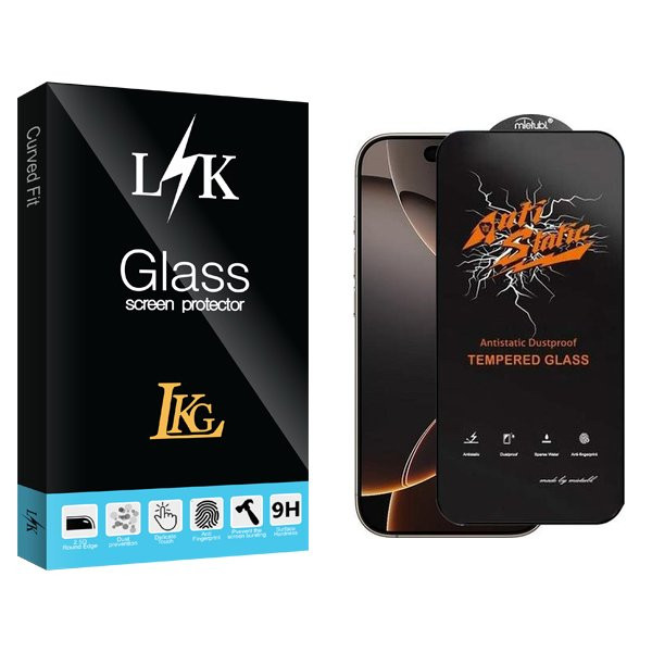 محافظ صفحه نمایش ال کا جی مدل LKKnewpkg Antistatic مناسب برای گوشی موبایل اپل iPhone 16 Pro Max