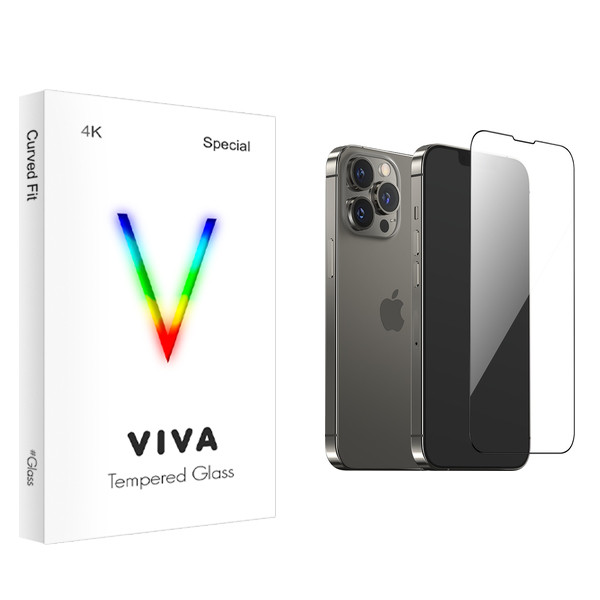 محافظ صفحه نمایش ویوا مدل 4K مناسب برای گوشی موبایل اپل iPhone 13