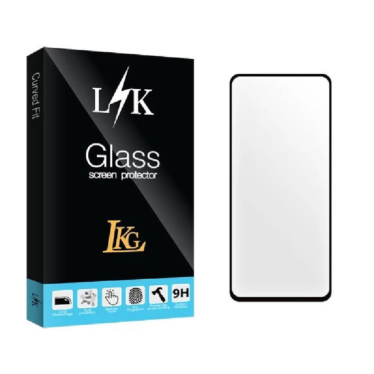 محافظ صفحه نمایش شیشه ای ال کا جی مدل LKK full مناسب برای گوشی موبایل شیائومی REDMI NOTE 10/10S/NOTE 11/11S/12S/redmi NOTE104G/5G/RM 10