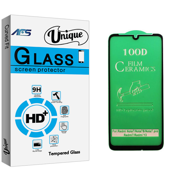 محافظ صفحه نمایش سرامیکی ای اف اس مدل Unique Glass مناسب برای گوشی موبایل شیائومی Redmi 7
