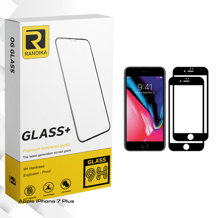 محافظ صفحه نمایش راندیکا مدل GLD مناسب برای گوشی موبایل اپل iPhone 7 Plus بسته دو عددی