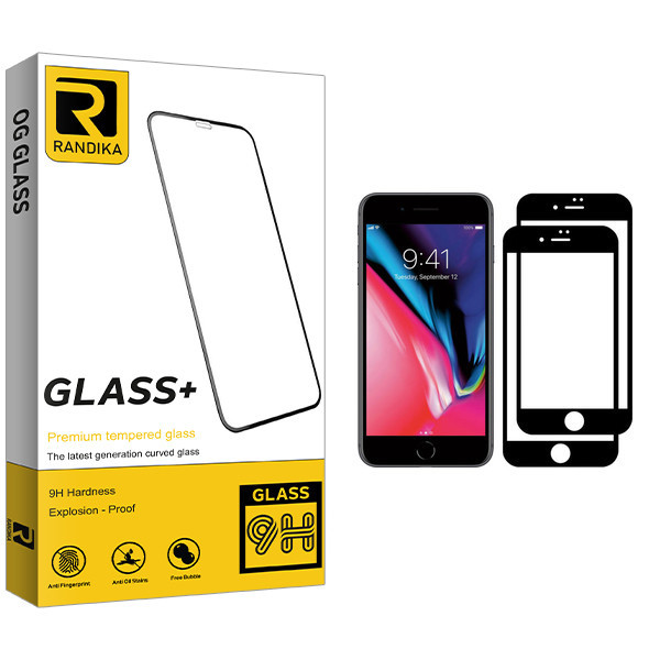 محافظ صفحه نمایش راندیکا مدل GLD مناسب برای گوشی موبایل اپل iPhone 7 Plus بسته دو عددی