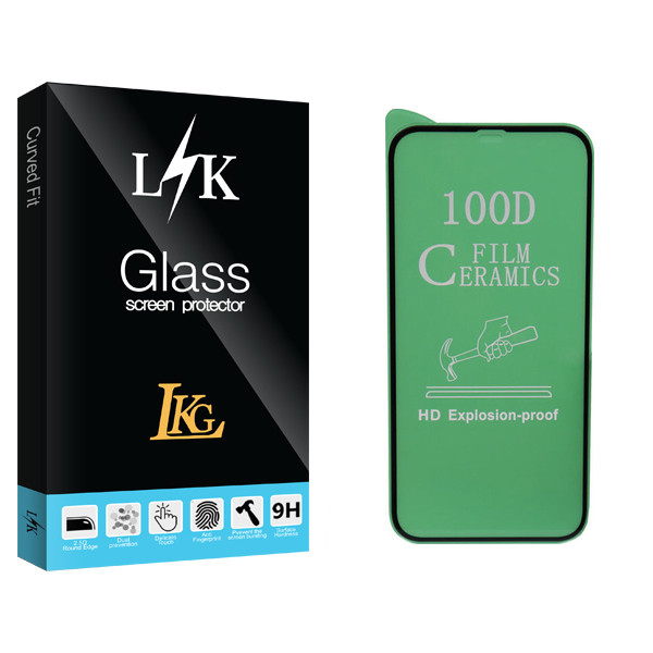 محافظ صفحه نمایش سرامیکی ال کا جی مدل LK Glass مناسب برای گوشی موبایل اپل iPhone 12 Pro Max