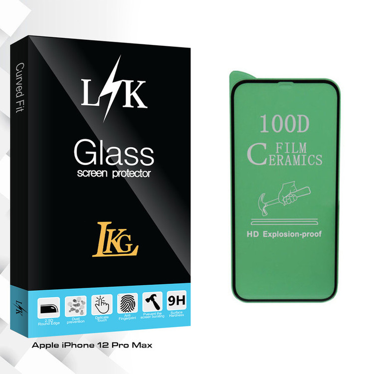 محافظ صفحه نمایش سرامیکی ال کا جی مدل LK Glass مناسب برای گوشی موبایل اپل iPhone 12 Pro Max