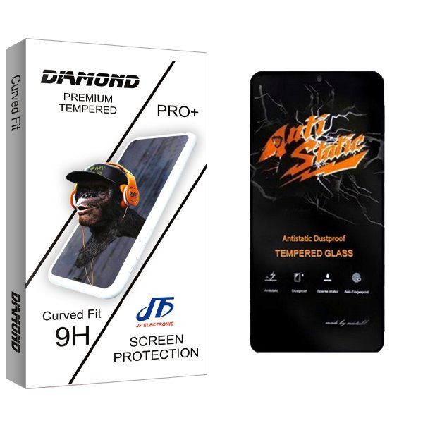 محافظ صفحه نمایش جی اف مدل Diamond Antistatic مناسب برای گوشی موبایل شیائومی Poco F5