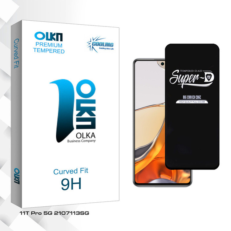 محافظ صفحه نمایش شیشه ای کولینگ مدل Olka Glass SuperD مناسب برای گوشی موبایل شیائومی 11T Pro 5G 2107113SG