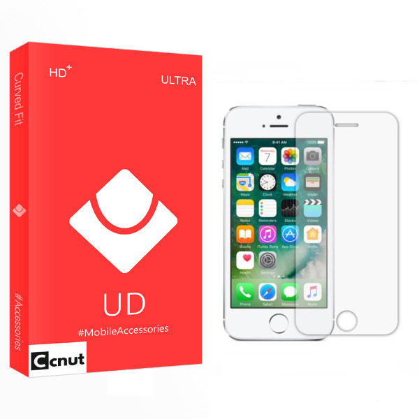 محافظ صفحه نمایش کوکونات مدل UD Glass مناسب برای گوشی موبایل اپل iPhone 5s