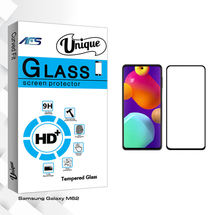 محافظ صفحه نمایش ای اف اس مدل Unique Glass مناسب برای گوشی موبایل سامسونگ Galaxy M62