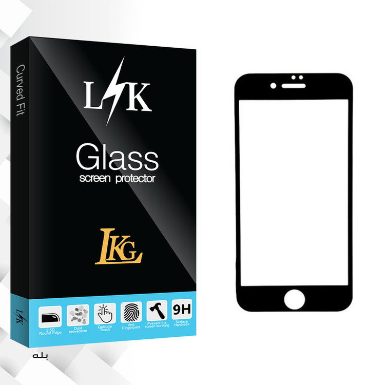 محافظ صفحه نمایش ال کا جی مدل LK Glass مناسب برای گوشی موبایل اپل iPhone 6plus /6s plus