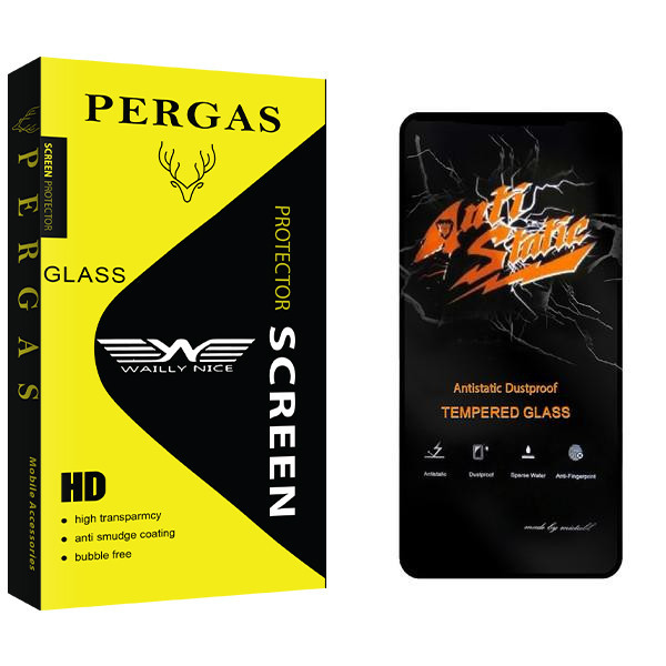 محافظ صفحه نمایش وایلی نایس مدل Pergas Anti Static مناسب برای گوشی موبایل شیائومی Redmi Note 12 Pro