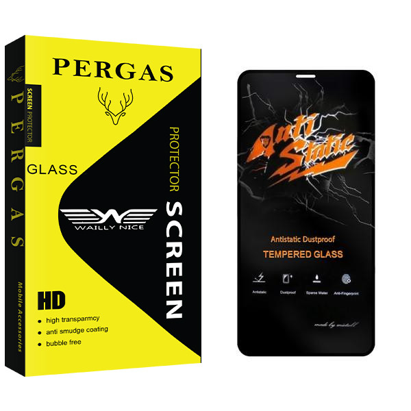 محافظ صفحه نمایش وایلی نایس مدل Pergas Anti Static مناسب برای گوشی موبایل اپل iPhone XS Max / 11 Pro Max