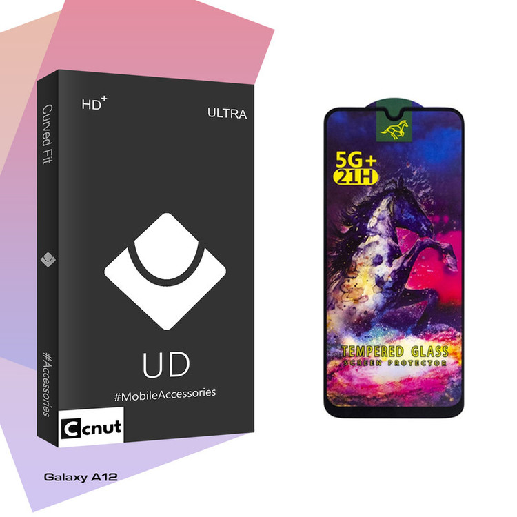 محافظ صفحه نمایش شیشه ای کوکونات مدل UDB HORSE مناسب برای گوشی موبایل سامسونگ Galaxy A12
