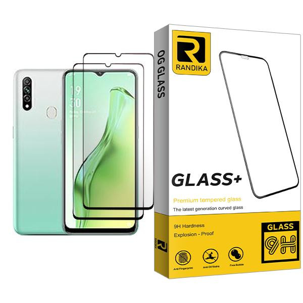 محافظ صفحه نمایش راندیکا مدل Randika Glass MIX002 مناسب برای گوشی موبایل اوپو A31 بسته دو عددی