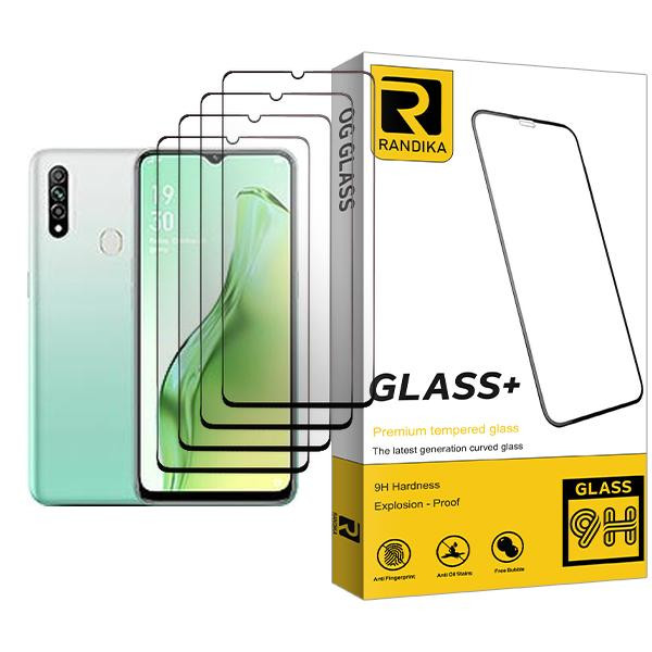 محافظ صفحه نمایش راندیکا مدل Randika Glass MIX004 مناسب برای گوشی موبایل اوپو A31 بسته چهار عددی