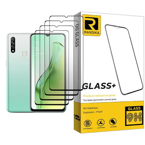 محافظ صفحه نمایش راندیکا مدل Randika Glass MIX004 مناسب برای گوشی موبایل اوپو A31 بسته چهار عددی