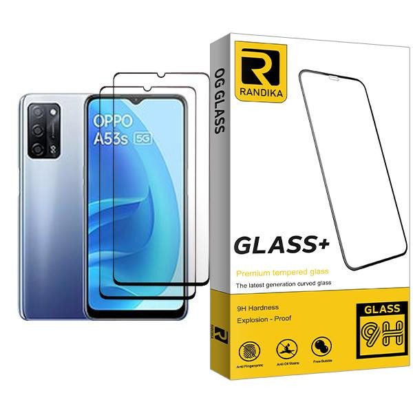 محافظ صفحه نمایش راندیکا مدل Randika Glass MIX002 مناسب برای گوشی موبایل اوپو A53s 5G بسته دو عددی