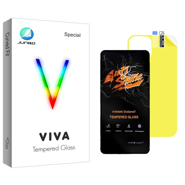 محافظ صفحه نمایش جانبو مدل Viva Antistatic مناسب برای گوشی موبایل اپل iPhone 12 به همراه محافظ پشت گوشی