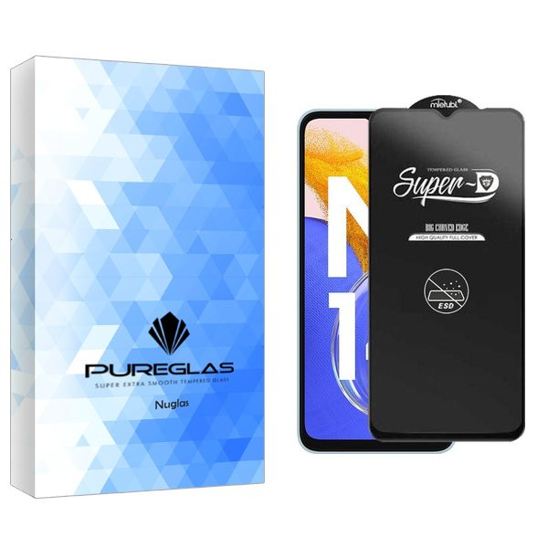 محافظ صفحه نمایش پیور گلس مدل NueGlas SuperD_ESD مناسب برای گوشی موبایل سامسونگ Galaxy M14