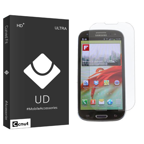 محافظ صفحه نمایش کوکونات مدل UDB مناسب برای گوشی موبایل سامسونگ Galaxy S3