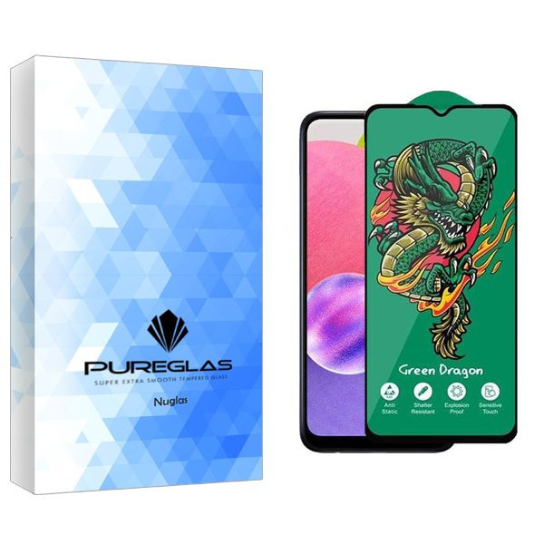 محافظ صفحه نمایش پیور گلس مدل NueGlas Green_Dragon مناسب برای گوشی موبایل سامسونگ Galaxy A03
